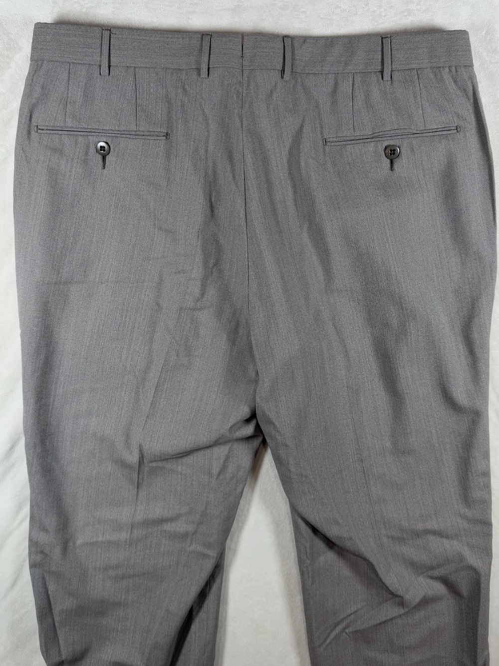 Ermenegildo Zegna High Performance All Season 35W 32L Wool Light Gray Dress Pant - Picture 4 of 10